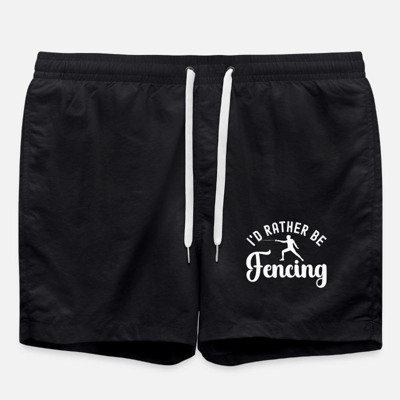 Fencing Fencers - Swim Trunks - black