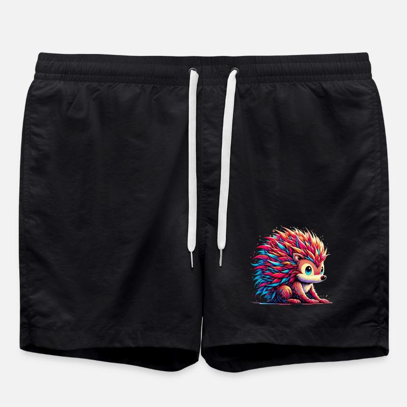 Hedgehog - Swim Trunks - black