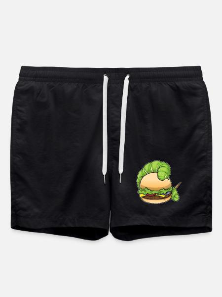 Cheeseburger chenille - Short de bain - noir
