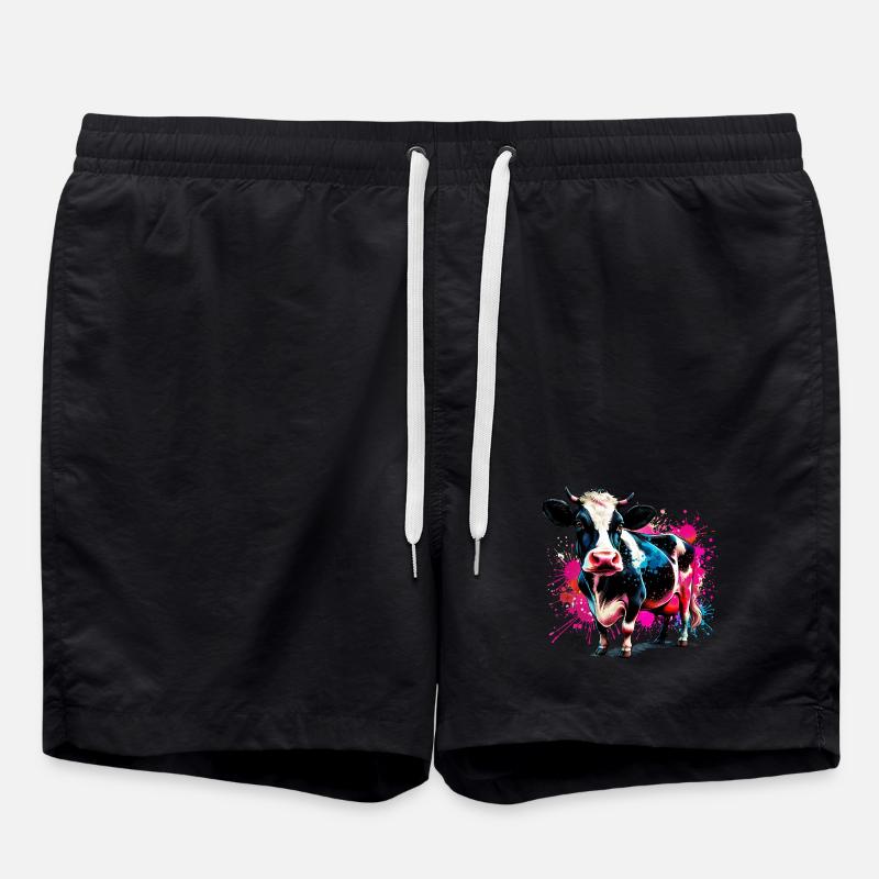 Vache - Short de bain - noir