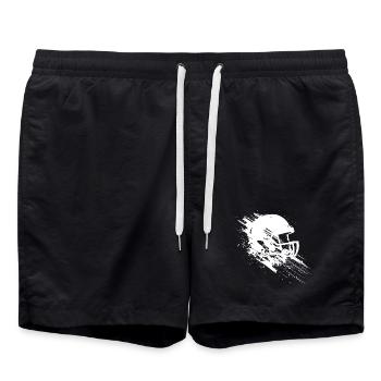 Casque de football américain - Short de bain - noir - Devant - AI Model Male 185 light (185cm)