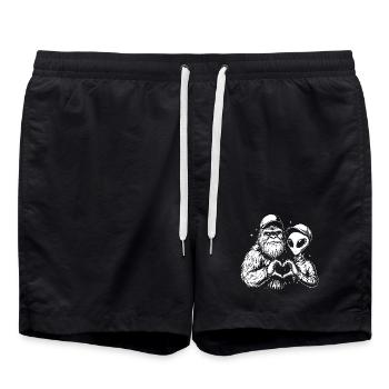 SpaceLove Creative Friends Hybrid - Swim Trunks - black - Front - AI Model Male 185 light (185cm)