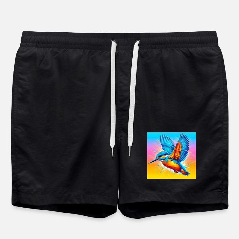 kingfisher - Swim Trunks - black