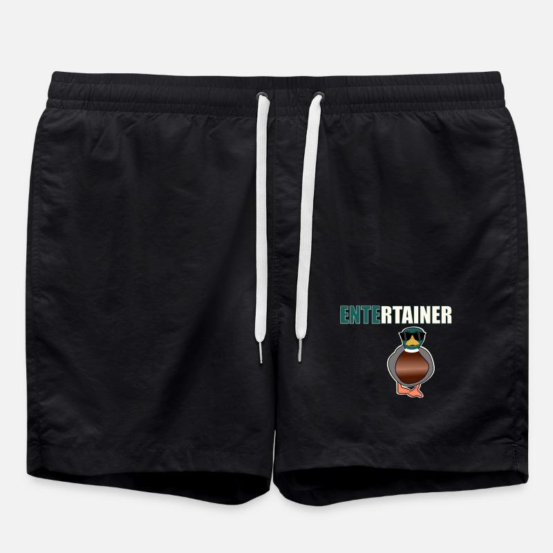 Canard amuseur - Short de bain - noir