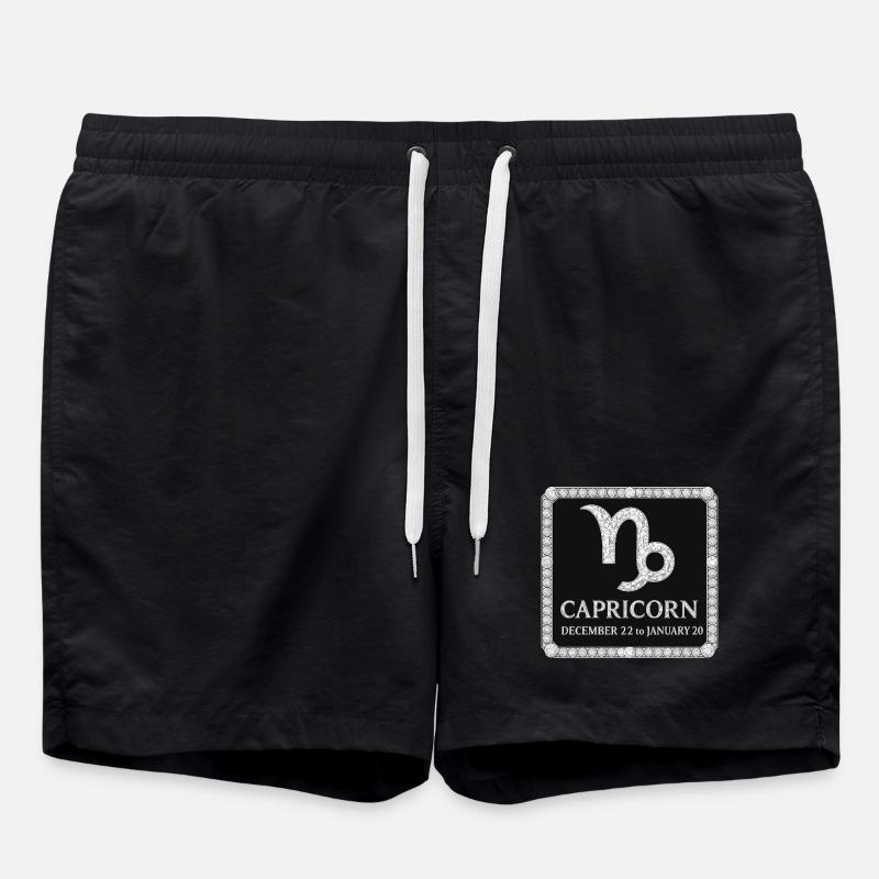 Signe du zodiaque Capricorne - Short de bain - noir