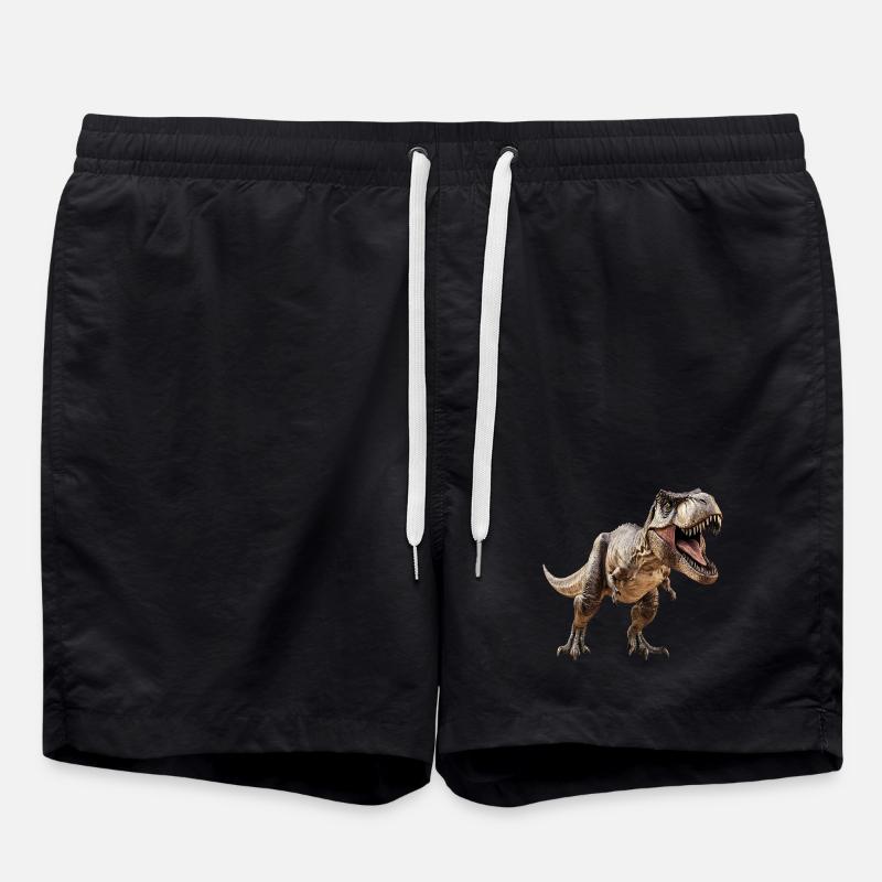 T-Rex Dino Dinosaure - Short de bain - noir