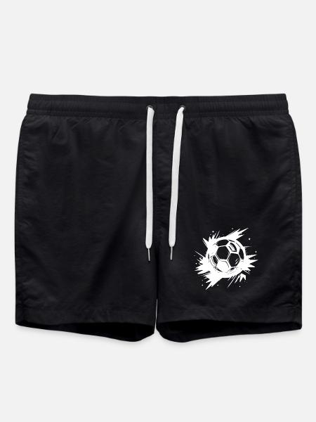 Football Street Art - Swim Trunks - black