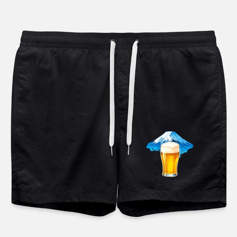 Beer Summit Panorama - Swim Trunks - black