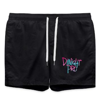 Dinight Pro Neon Gradient - Badeshorts - Schwarz - Vorne - AI Model Male 185 light (185cm)