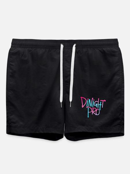 Dinight Pro Neon Gradient - Badeshorts - Schwarz