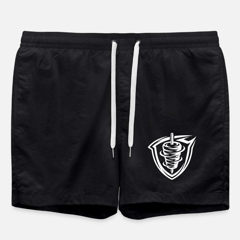 Symbole kebab - Short de bain - noir