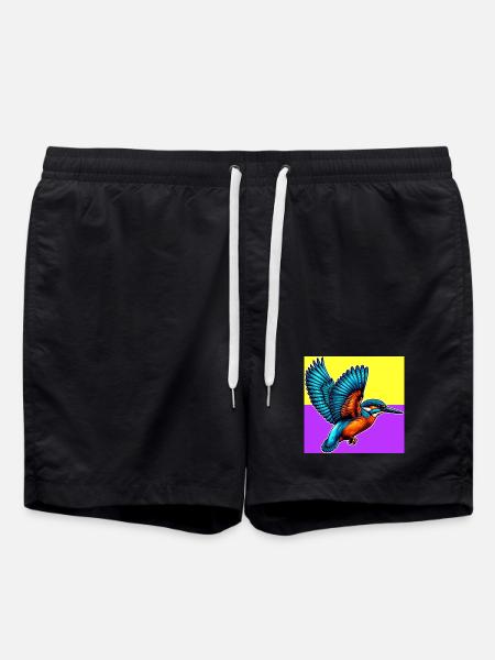 kingfisher - Swim Trunks - black