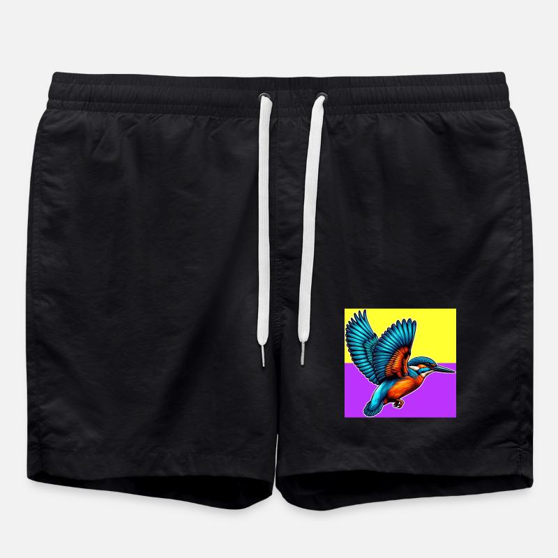 kingfisher - Swim Trunks - black