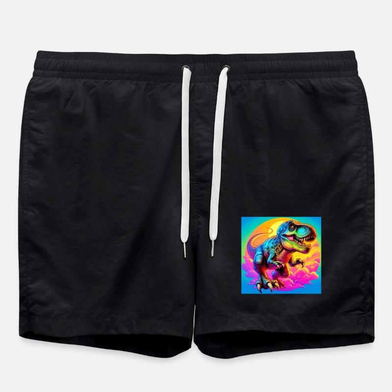 dinosaur - Swim Trunks - black