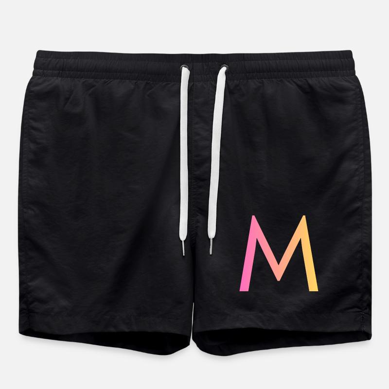 m - Short de bain - noir