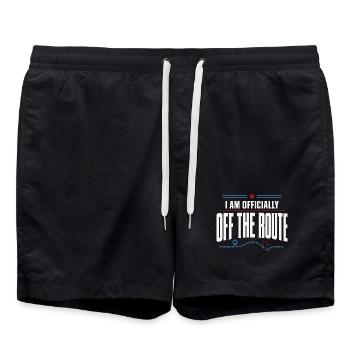 Facteur à la retraite Facteur à la retraite - Short de bain - noir - Devant - AI Model Male 185 light (185cm)