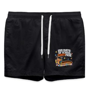 100 jours d’école Mille-pattes 100 Enfants - Short de bain - noir - Devant - AI Model Male 185 light (185cm)