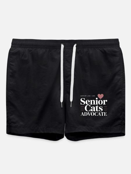 Senior-Katzen-Anwalt - Badeshorts - Schwarz