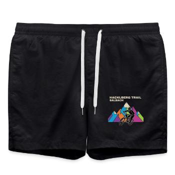 Vétérisme VTT sur Hacklberg Trail - Short de bain - noir - Devant - AI Model Male 185 light (185cm)