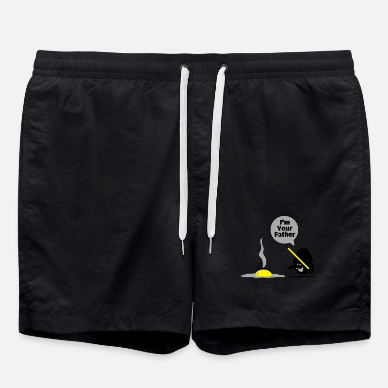 egg vader - Swim Trunks - black
