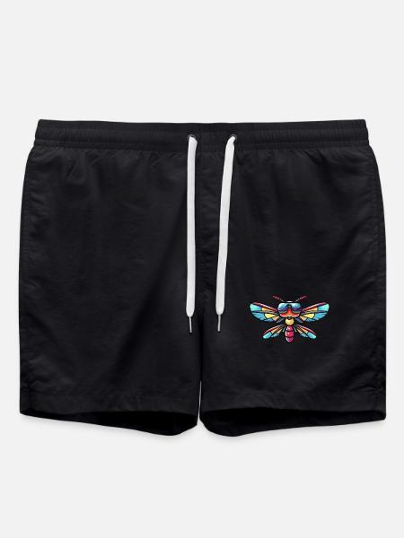 Libelle Cool Tier - Badeshorts - Schwarz