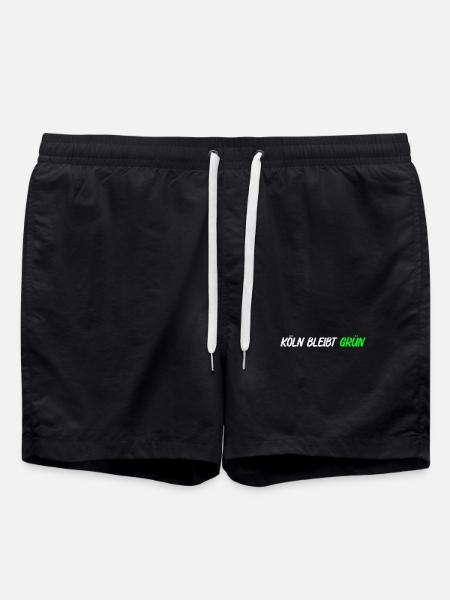 Koeln_bleibt_gruen_ - Swim Trunks - black