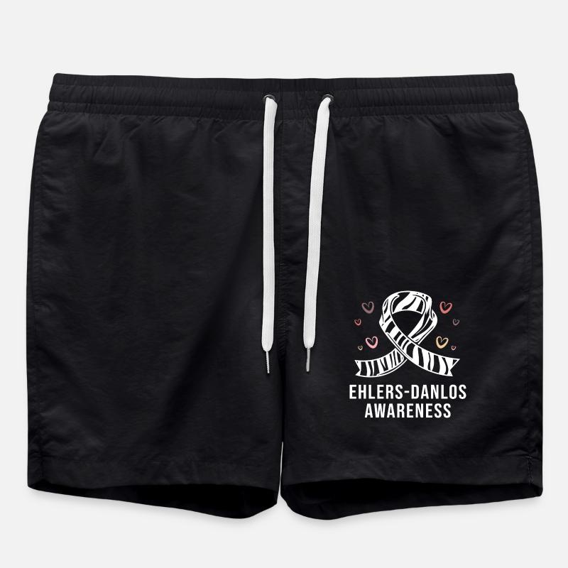 Ehlers-Danlos syndrome EDS HSD - Swim Trunks - black