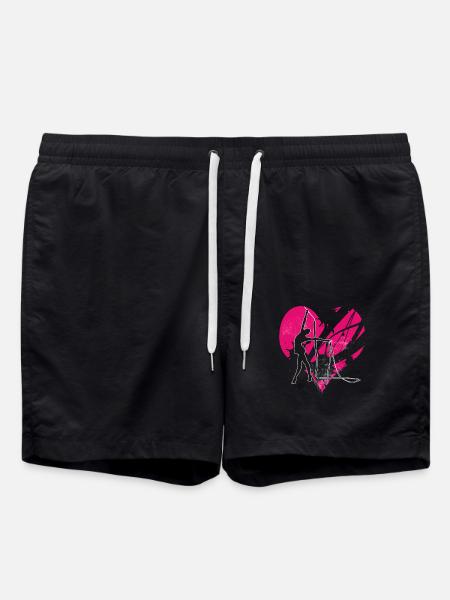 Herz rsg 7 - Badeshorts - Schwarz