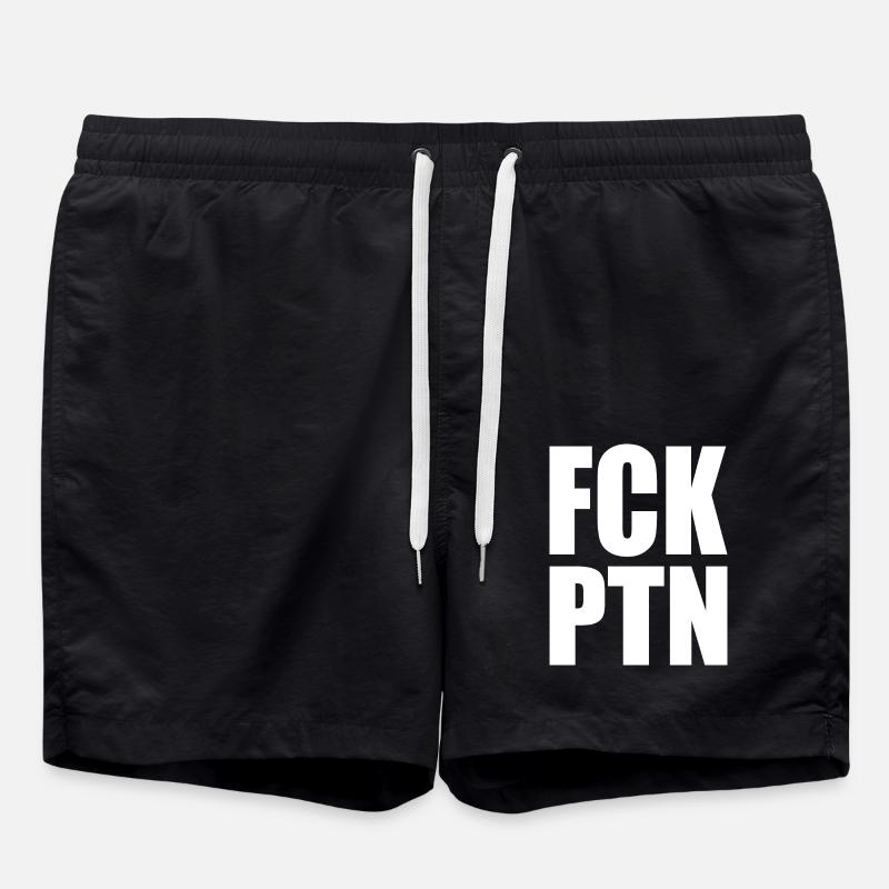 fck ptn - Short de bain - noir
