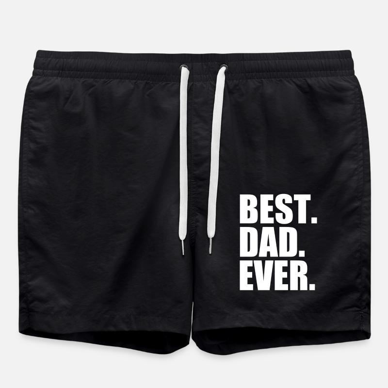 Best dad ever - Short de bain - noir