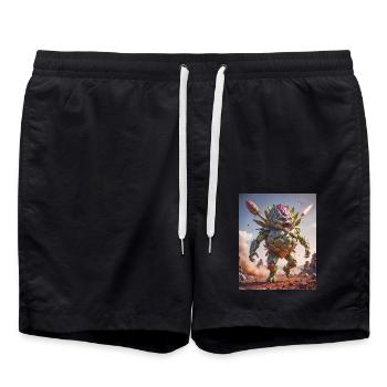 légumes chute Apocalypse Monster transformat - Short de bain - noir - Devant - AI Model Male 185 light (185cm)