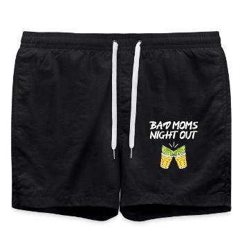Soirée Bad Moms - Short de bain - noir - Devant - AI Model Male 185 light (185cm)