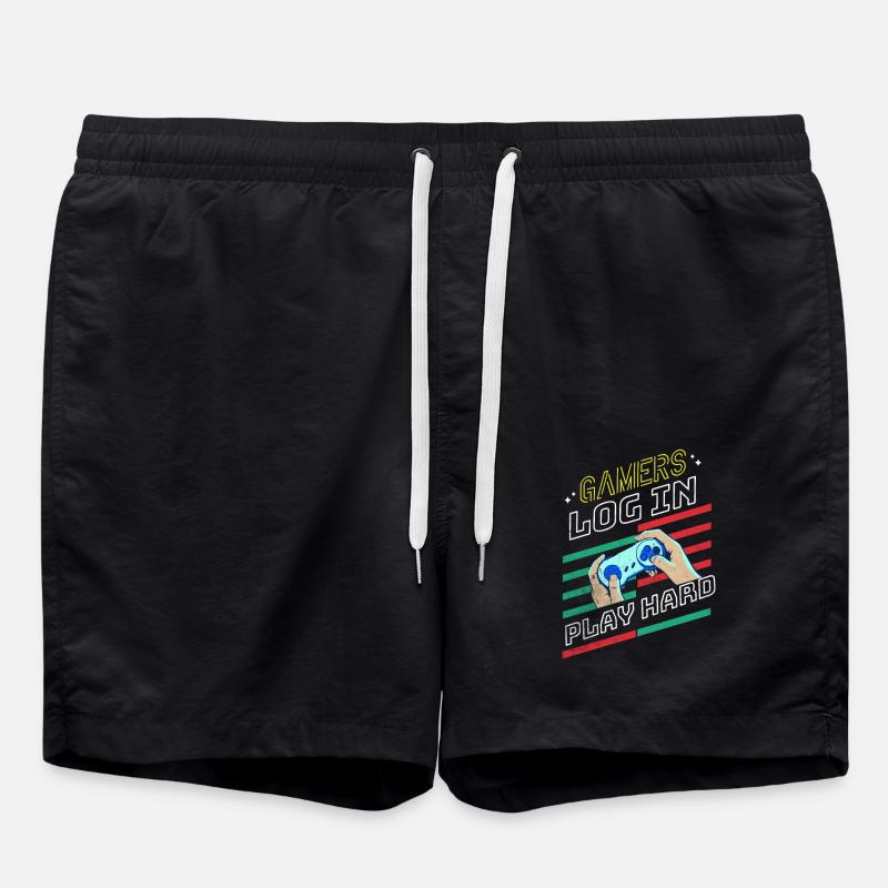 Les joueurs restent classiques - Short de bain - noir