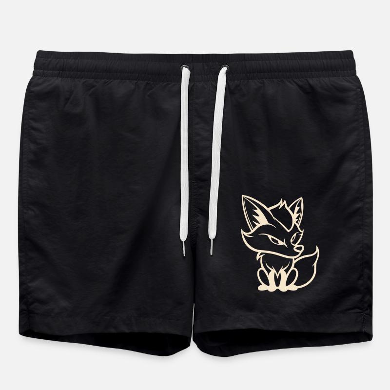 fuchs comic - Badeshorts - Schwarz