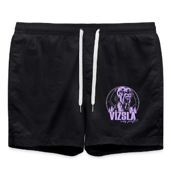 Chien de chasse Magyar Vizsla - Short de bain - noir - Devant - AI Model Male 185 light (185cm)