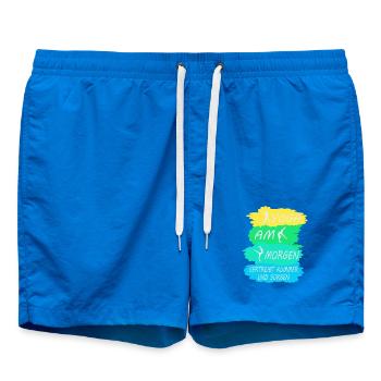 Yoga Lehrerin Kurs Meditation Geschenk Damen Matte - Badeshorts - Cobalt blue - Vorne