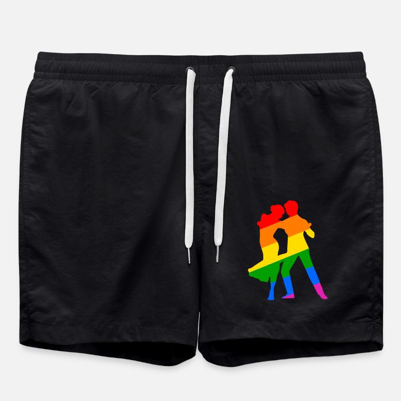 Tango LGBTQIA+ - Badeshorts - Schwarz