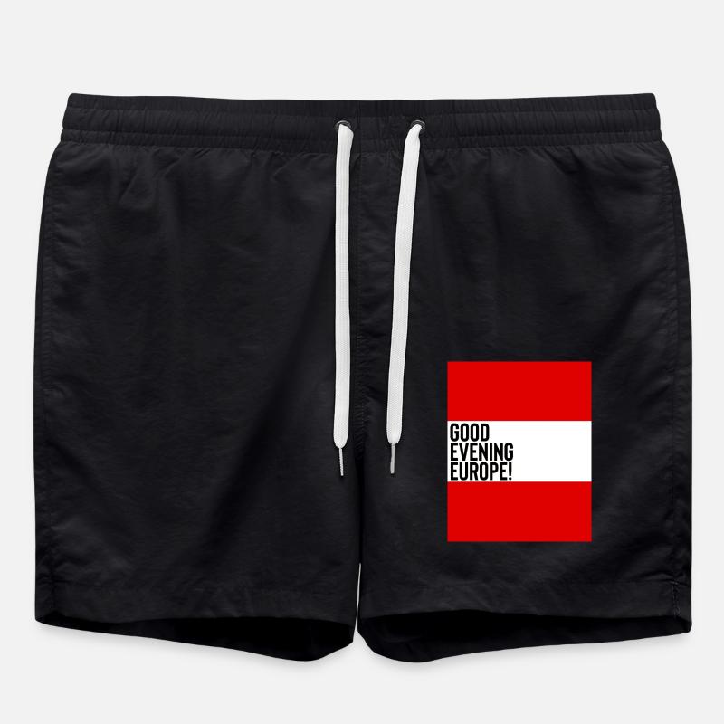 Austria Eurovision - Swim Trunks - black