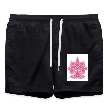 6c797206 59a5 450e bd35 860adc7f12f0Orchidee - Badeshorts - Schwarz - Vorne - AI Model Male 185 light (185cm)