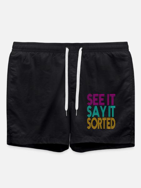 Voyez-le dis-le trié - Short de bain - noir