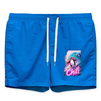 Pingouin surfeur - Short de bain - cobalt blue - Devant