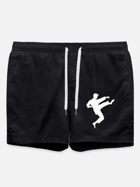 karate - Swim Trunks - black