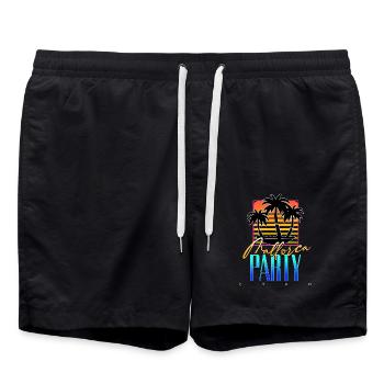 Mallorca Party Crew - Short de bain - noir - Devant - AI Model Male 185 light (185cm)