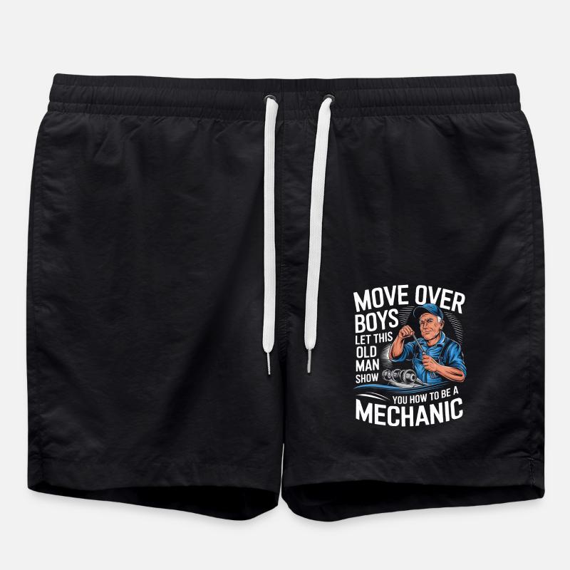 Mechanic Mechanic Workshop - Swim Trunks - black