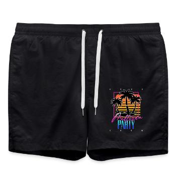 Majorque Party Crew 2025 (Garantie du prix le plus bas) - Short de bain - noir - Devant - AI Model Male 185 light (185cm)