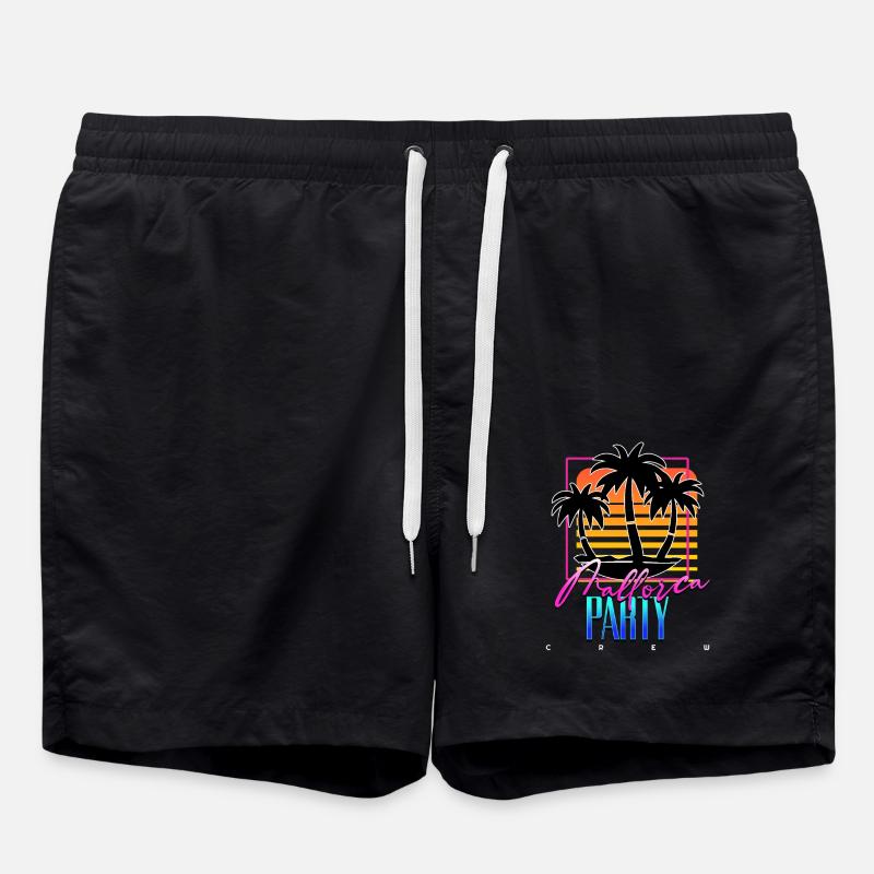 Mallorca Party Crew - Swim Trunks - black