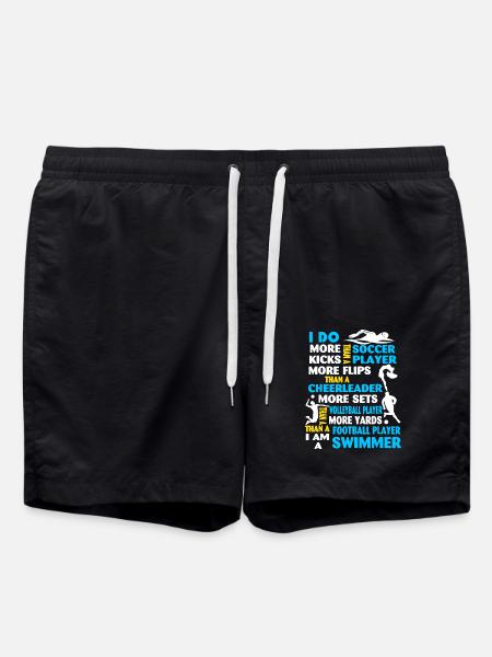 Swimming Shirt - Swim Trunks - black
