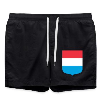 Luxemburg Luxembourg - Badeshorts - Schwarz - Vorne - AI Model Male 185 light (185cm)
