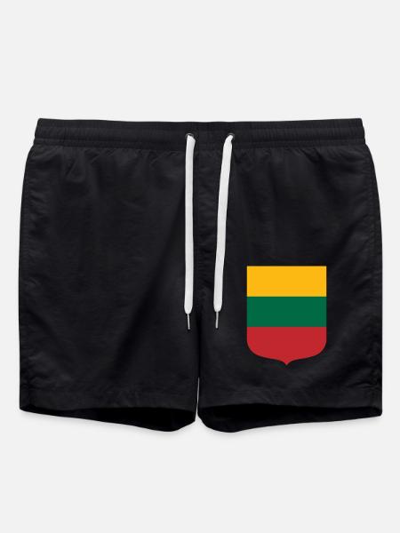 Lithuania - Swim Trunks - black