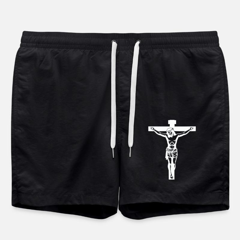 Croix de Jésus - Short de bain - noir